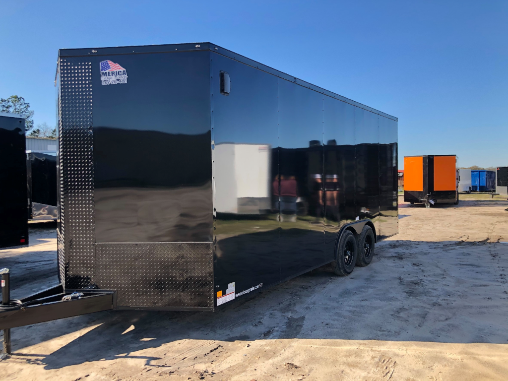 Enclosed Cargo Trailer 8.5X20 Tandem Axle Merica Cargo Trailers