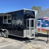 concession Trailer Black with compartment
