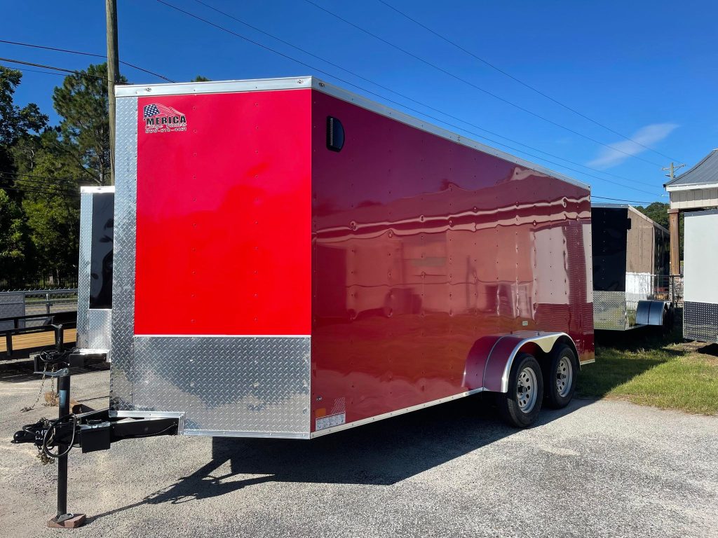 Enclosed Cargo Trailer: 7X16 Tandem Axle | Douglas, GA